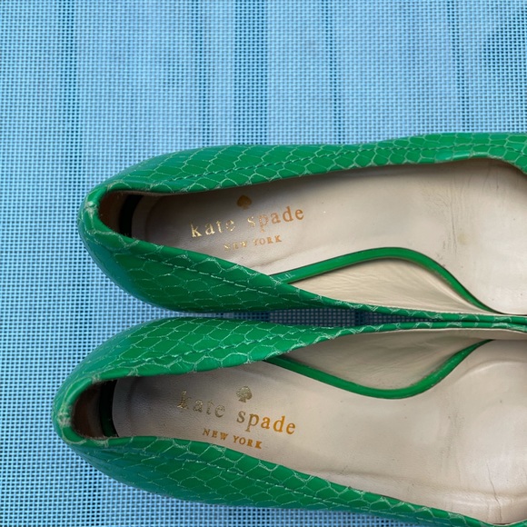Kate Spade Green Heels - Picture 2 of 6